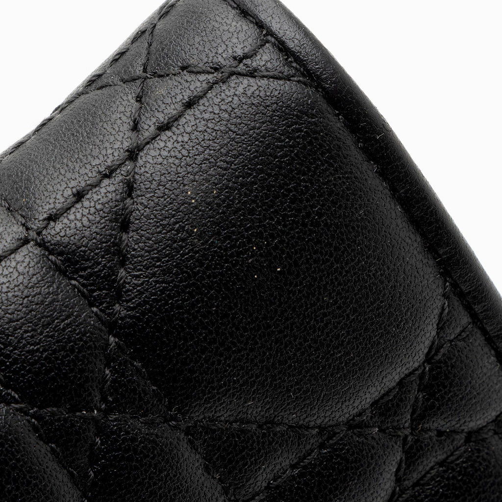 Dior Lambskin Lady Dior Lotus Wallet (SHF-UjrgWJ)