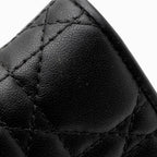 Dior Lambskin Lady Dior Lotus Wallet (SHF-UjrgWJ)