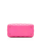 Dior Lambskin Lady Dior Medium Tote (SHF-uBEc2G)