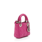 Dior Lambskin Lady Dior Mini Tote (SHF-icxOT3)