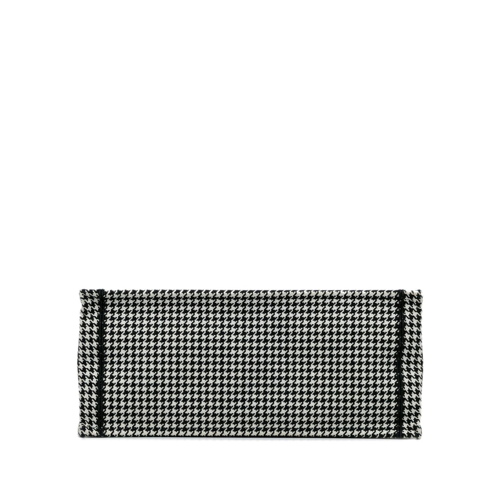 Dior Large Houndstooth Embroidered Book Tote (SHG-i71xOC)