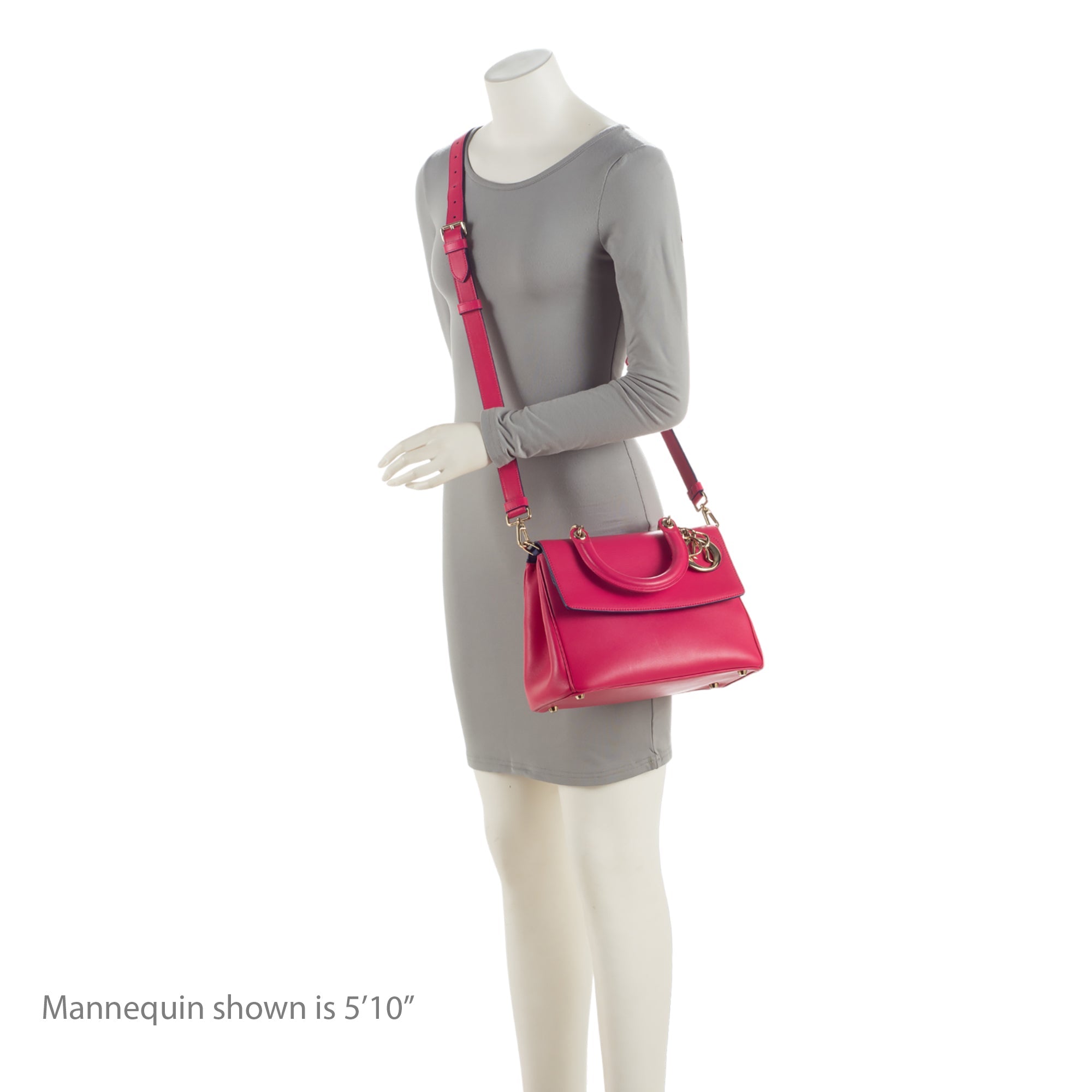 Dior Leather Be Dior Flap Small Satchel (SHF-2OL7ux)