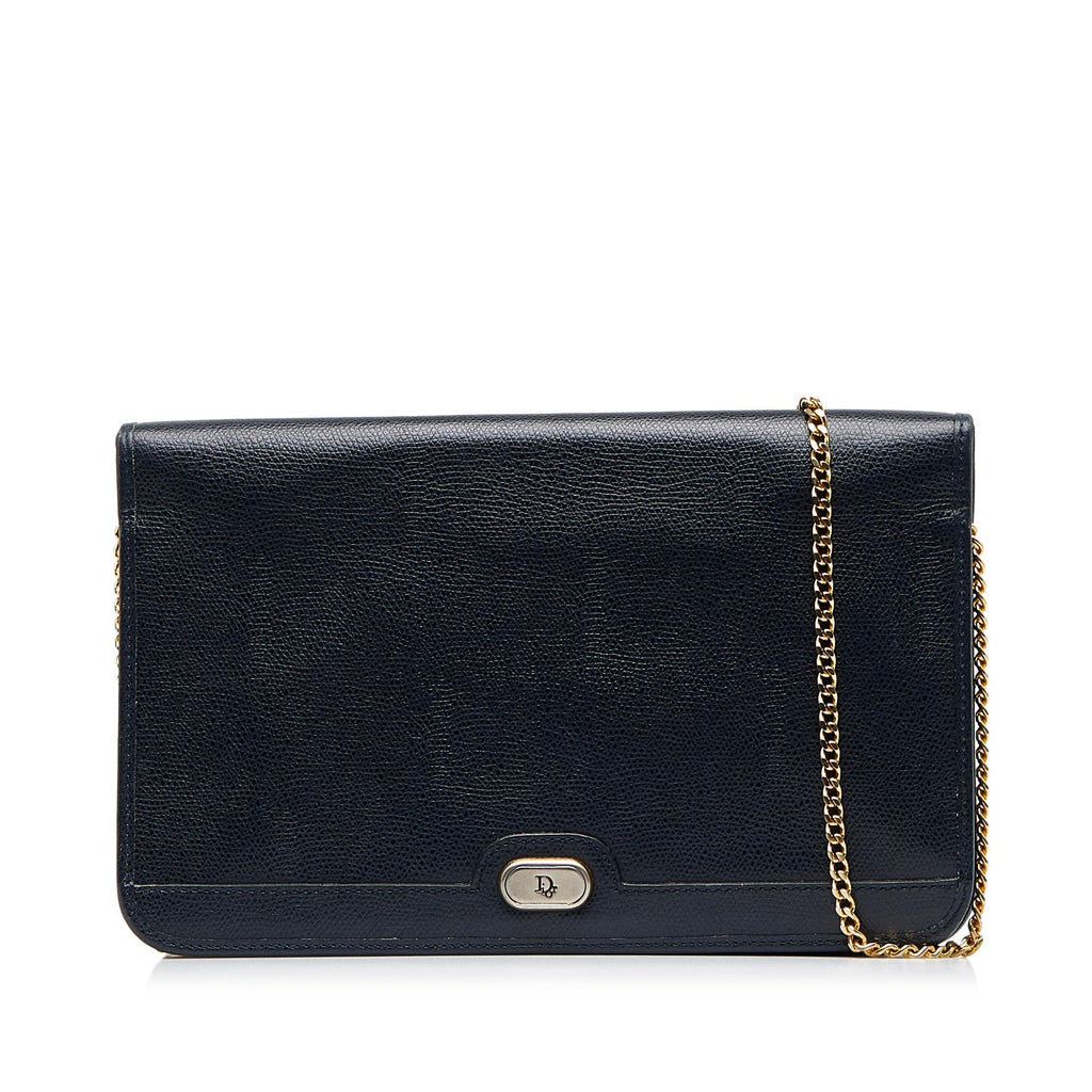 Dior Leather Chain Shoulder Bag (SHG-zdz2LM)