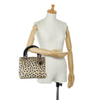 Dior Medium Cannage Leopard Print Lady Dior (SHG-Sbc9Zg)