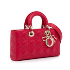 Dior Medium Lambskin Cannage Lady D-Joy (SHG-o5bvpw)