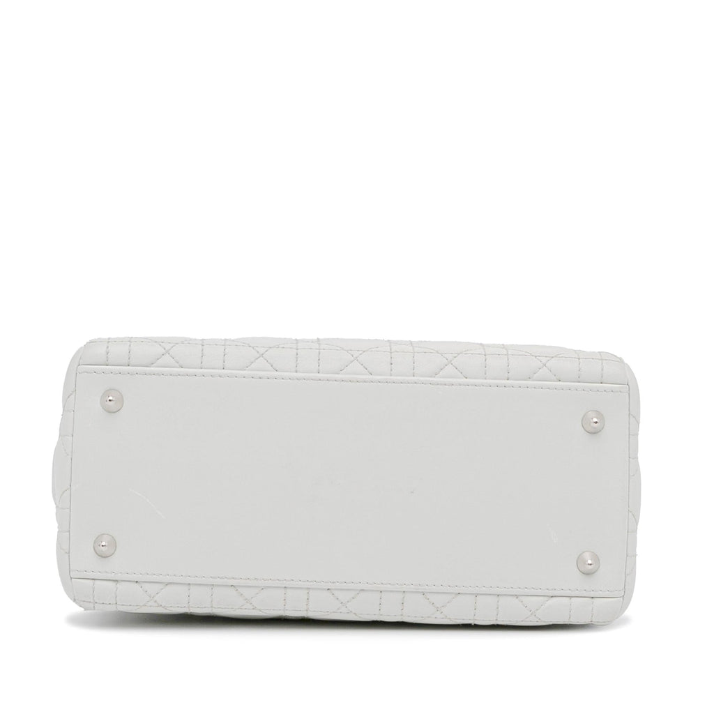 Dior Medium Lambskin Cannage Lady Dior (SHG-lMMCjI)