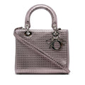 Dior Medium Metallic Microcannage Lady Dior (SHG-rFTqIT)