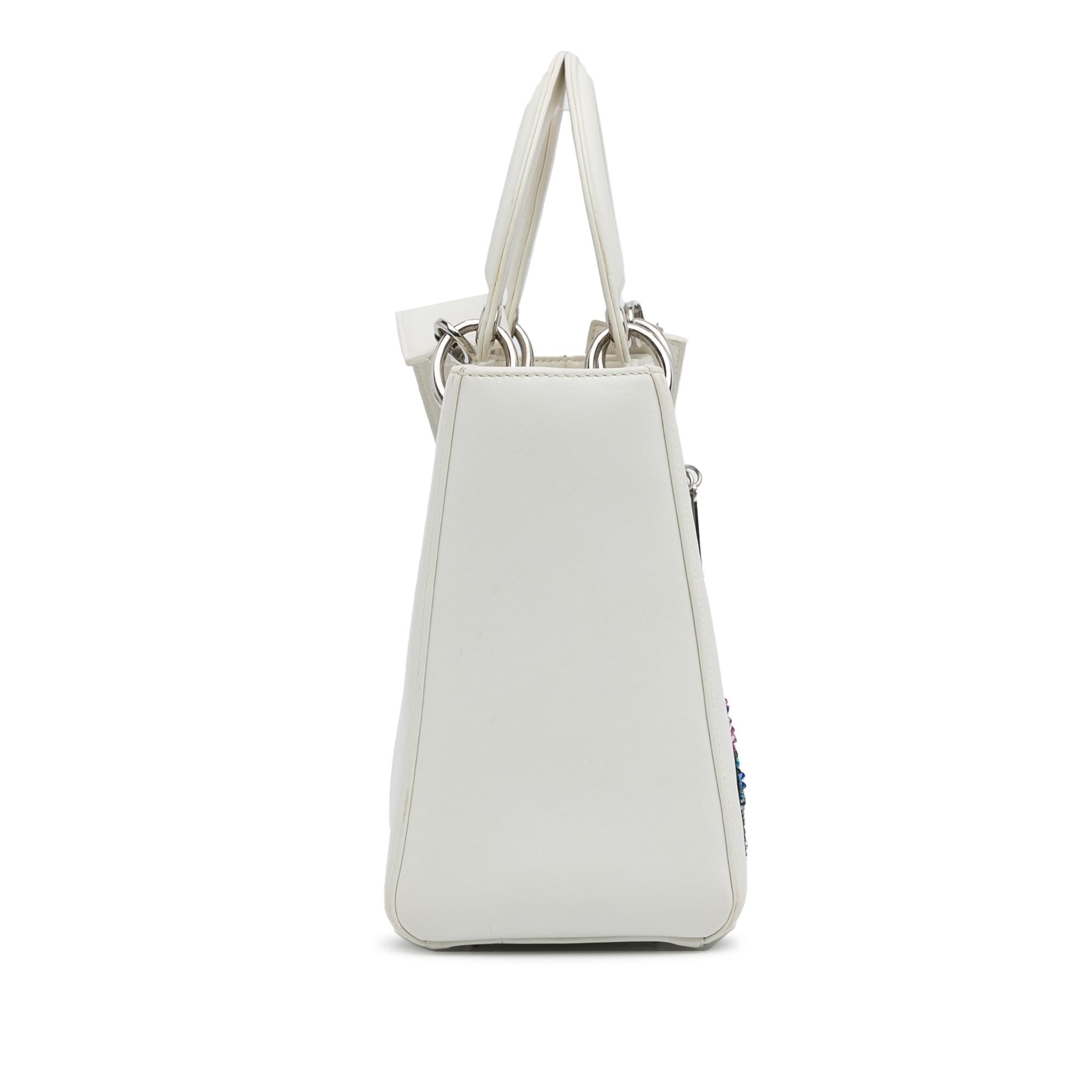 Dior Medium Sequin Embellished Lady Dior (SHG-IrgbdL)