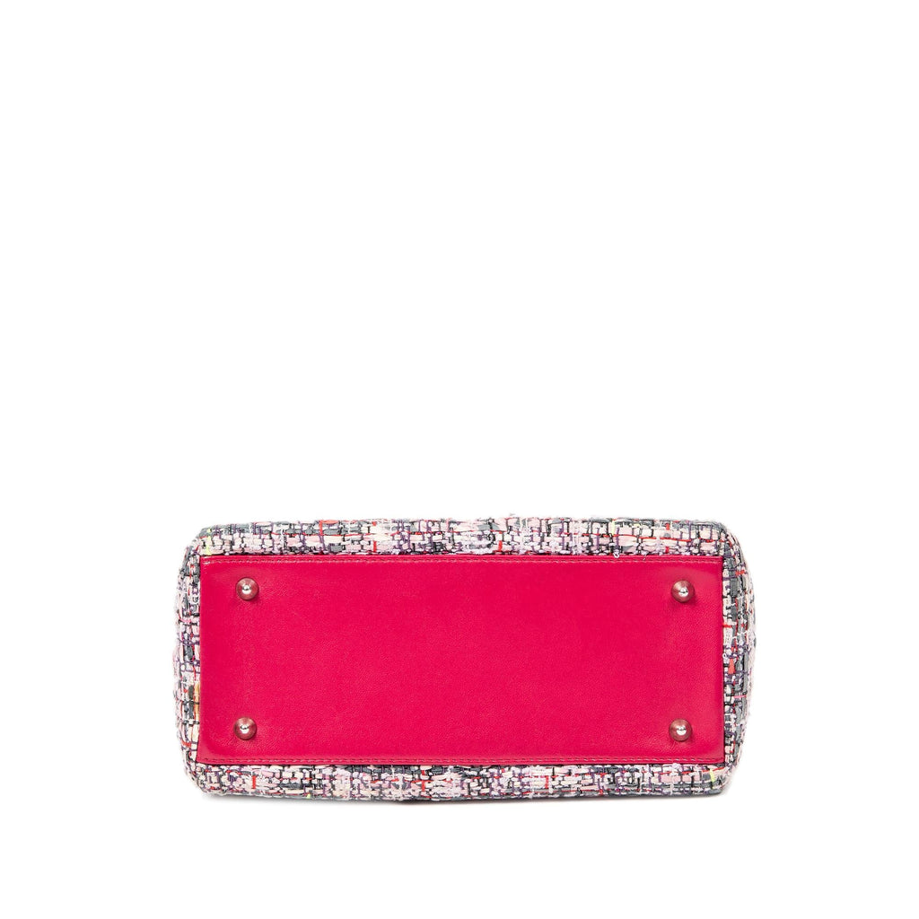 Dior Medium Tweed Lady Dior Satchel (SHG-8yJnUk)