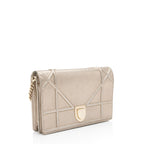 Dior Metallic Calfskin Diorama Wallet on Chain Bag (SHF-rpZnj7)