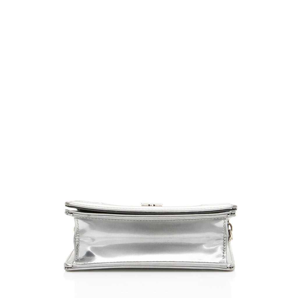 Dior Micro Cannage Metallic Calfskin Diorama Baby Shoulder Bag
