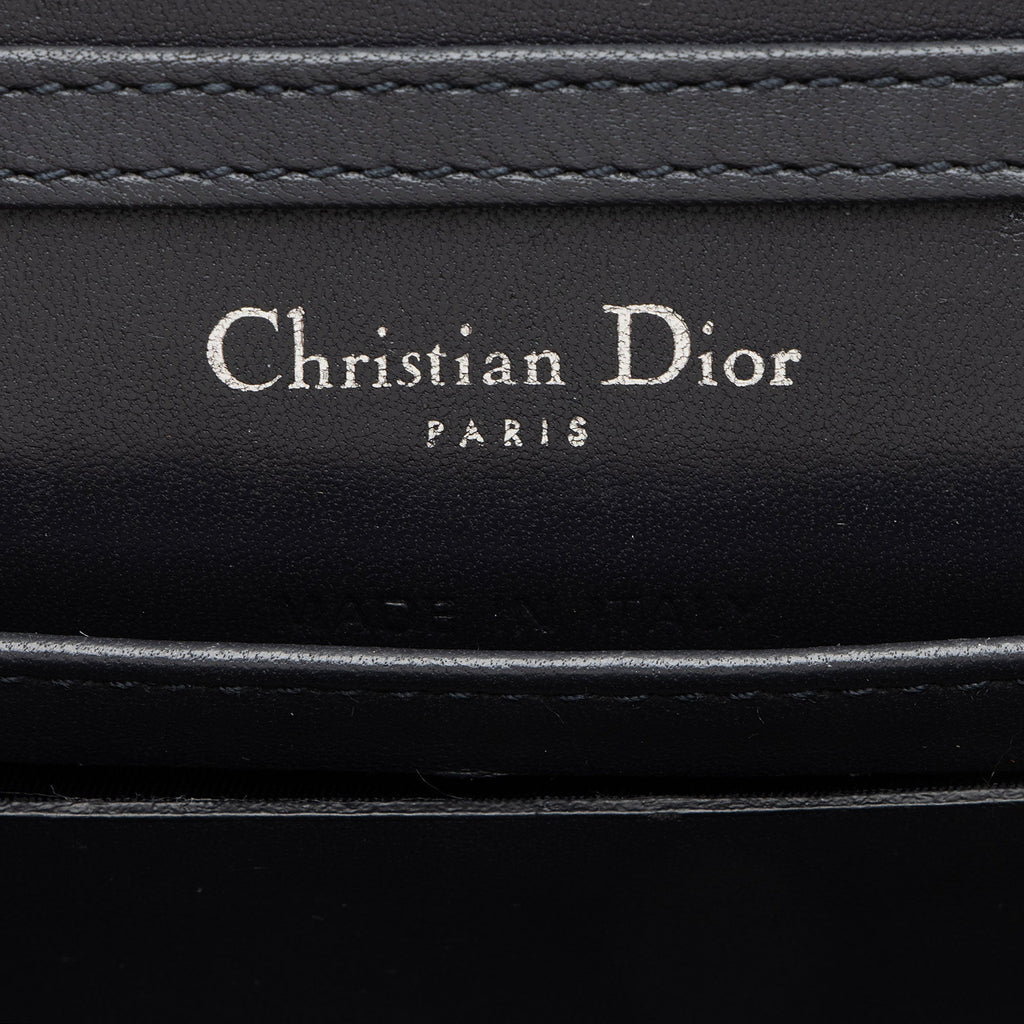 Dior Micro Cannage Metallic Calfskin Diorama Baby Shoulder Bag