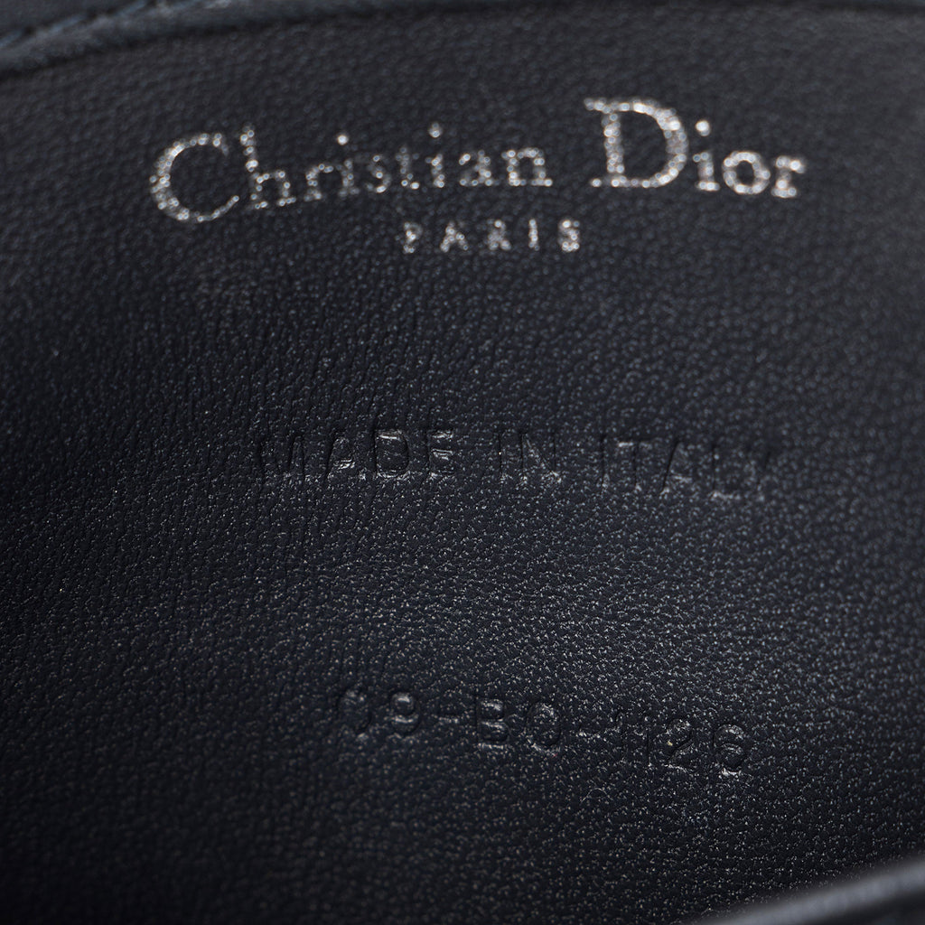 Dior Micro Cannage Metallic Calfskin Diorama Baby Shoulder Bag