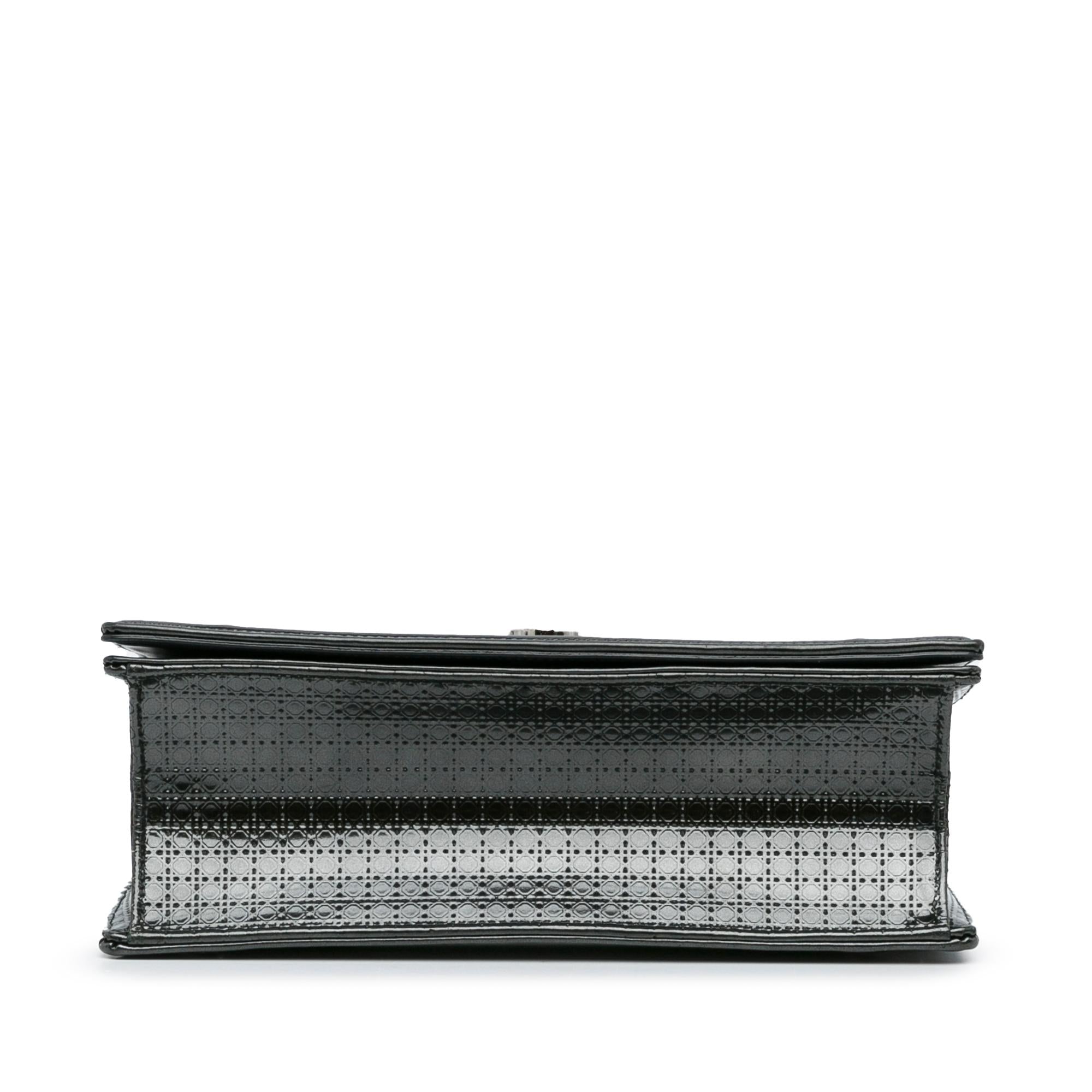 Dior Microcannage Diorama Patent Leather Crossbody (SHG-HT2Mut)