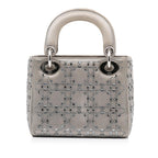Dior Mini Crystal-Embellished Satin Lady Dior (SHG-V7EzWY)