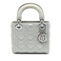 Dior Mini Iridescent Lambskin Cannage Lady Dior