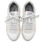 Dior Oblique Calfskin Nubuck Low Top Sneakers - Size 8.5 / 38.5 (SHF-19913)