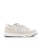Dior Oblique Calfskin Nubuck Low Top Sneakers - Size 8.5 / 38.5 (SHF-19913)