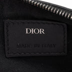 Dior Oblique Grained Calfskin Zipped Card Holder