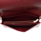 Dior Patent Leather Cannage Lady Dior Chain Pouch (SHF-22842)