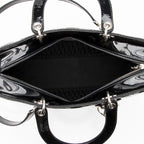 Dior Patent Leather Lady Dior Large Tote (SHF-17675)