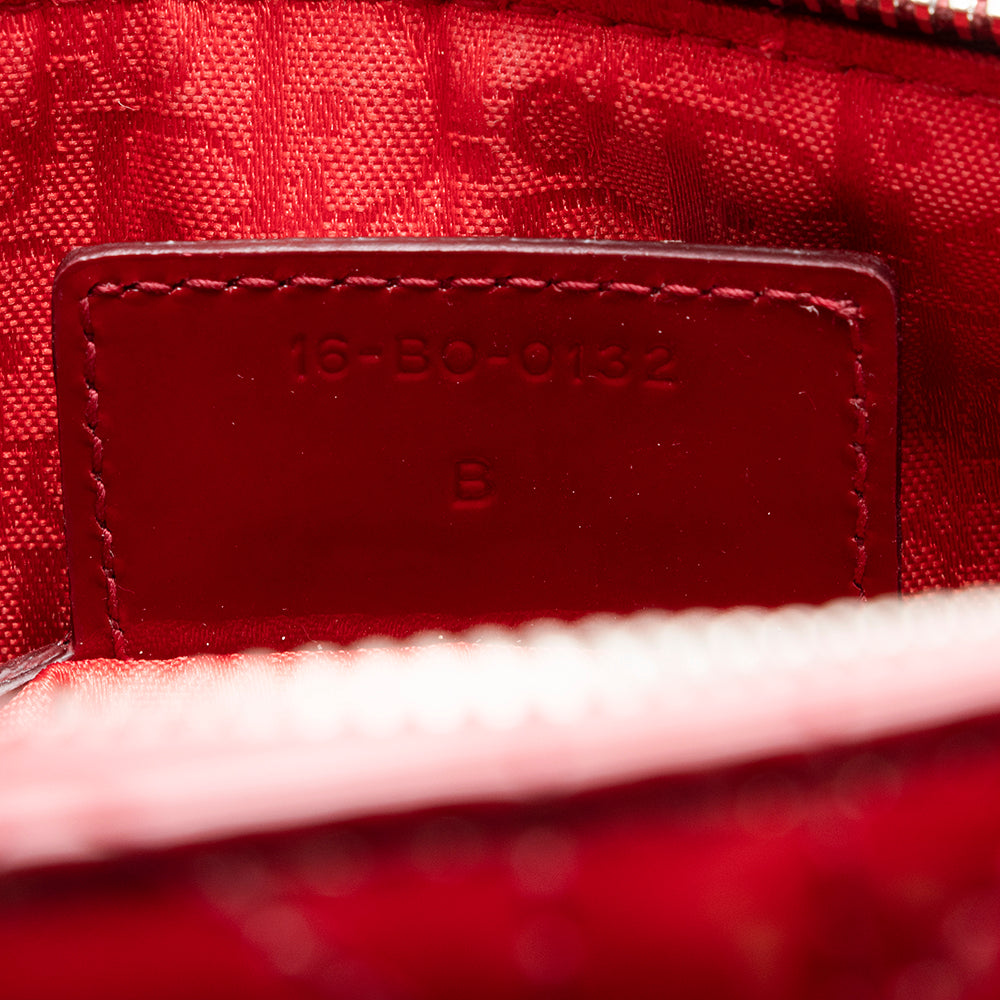 Dior Patent Leather Lady Dior Large Tote (SHF-17791)