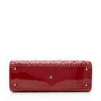 Dior Patent Leather Lady Dior Large Tote (SHF-19305)