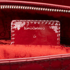 Dior Patent Leather Lady Dior Large Tote (SHF-19305)