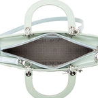 Dior Patent Leather Lady Dior Large Tote (SHF-22040)