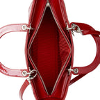 Dior Patent Leather Lady Dior Large Tote (SHF-22848)