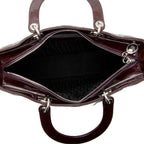 Dior Patent Leather Lady Dior Large Tote (SHF-5trAE8)