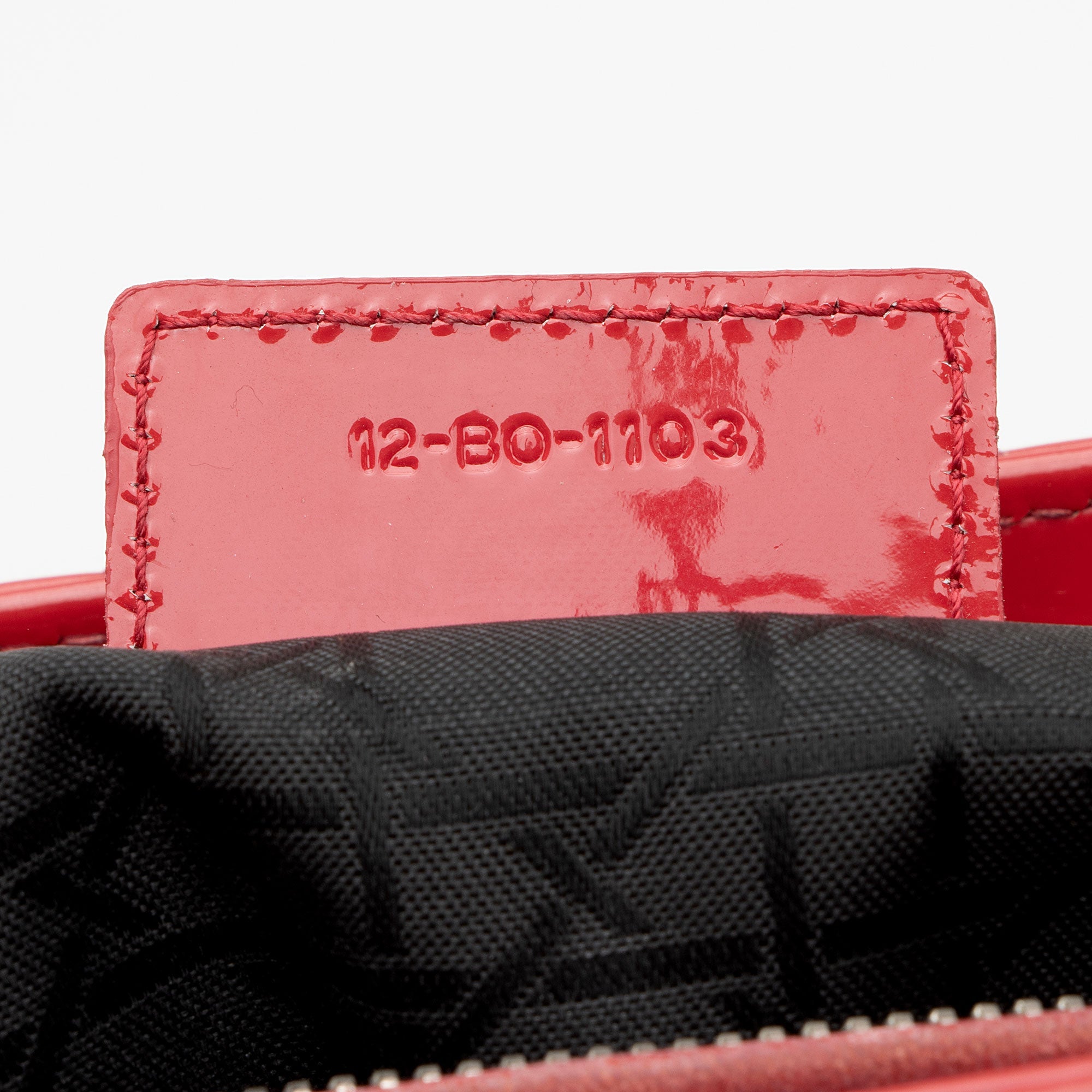 Dior Patent Leather Lady Dior Large Tote (SHF-Fvh4jH)