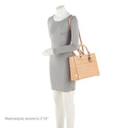 Dior Patent Leather Lady Dior Large Tote (SHF-2qzbI4)