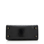 Dior Patent Leather Lady Dior Medium Tote (SHF-20993)