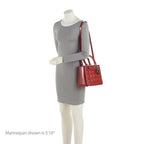 Dior Patent Leather Lady Dior Medium Tote (SHF-KM7Orb)