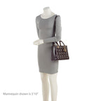 Dior Patent Leather Lady Dior Medium Tote (SHF-c6eBWA)