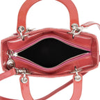 Dior Patent Leather Lady Dior Medium Tote (SHF-9SFjWH)