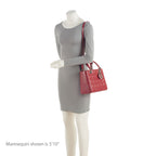 Dior Patent Leather Lady Dior Medium Tote (SHF-9SFjWH)