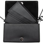 Dior Printed Leather Toile de Jouy Lady Dior Wallet on Chain Bag (SHF-19829)