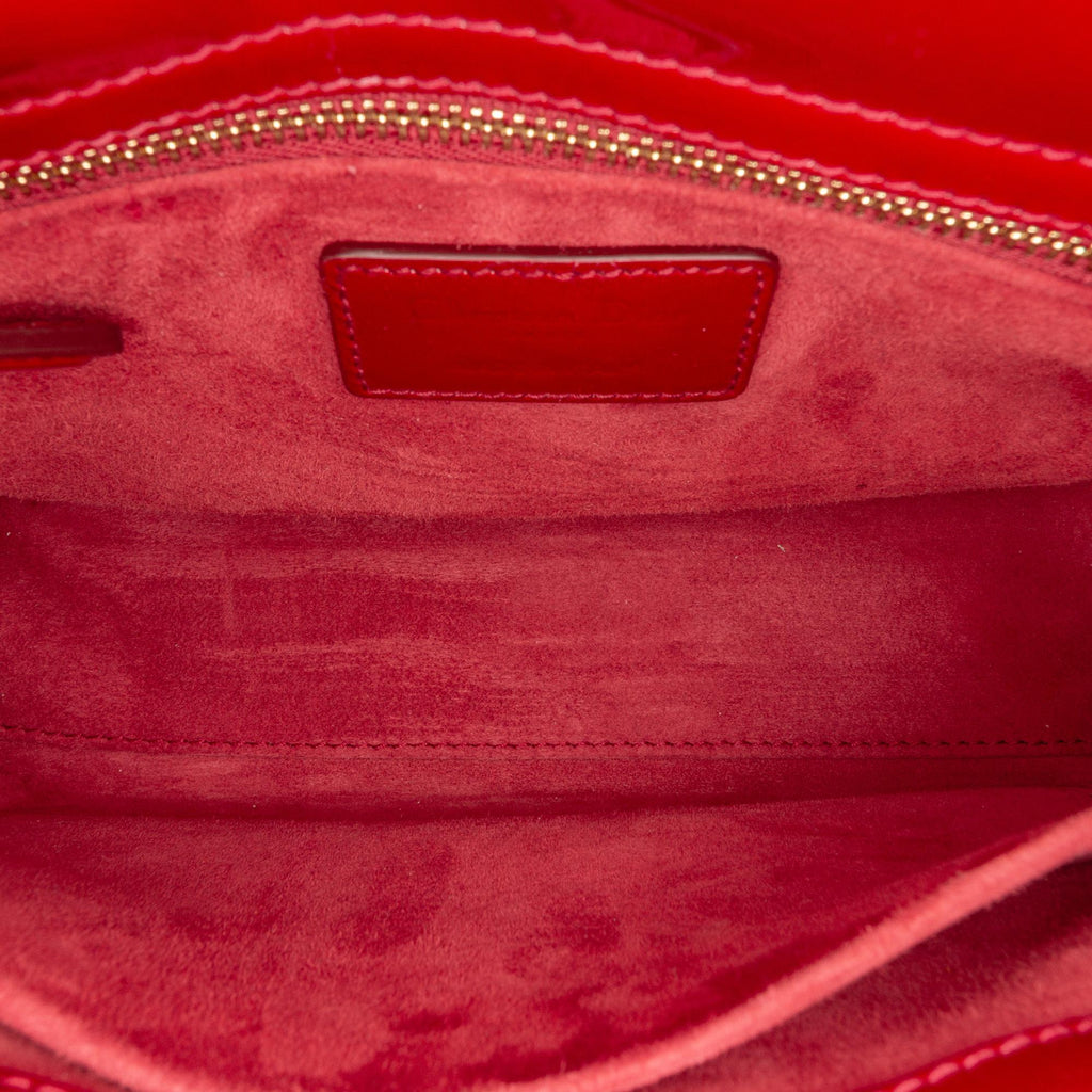 Dior Small Cannage Patent Lady Dior (SHG-KCFGD4)