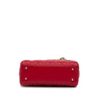 Dior Small Lambskin Cannage Lady Dior (SHG-ZSSZpd)
