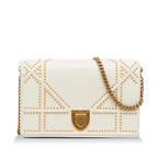Dior Studded Diorama Wallet on Chain (SHG-Y3PaD4)
