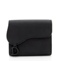 Dior Ultra Matte Calfskin Saddle Lotus Compact Wallet
