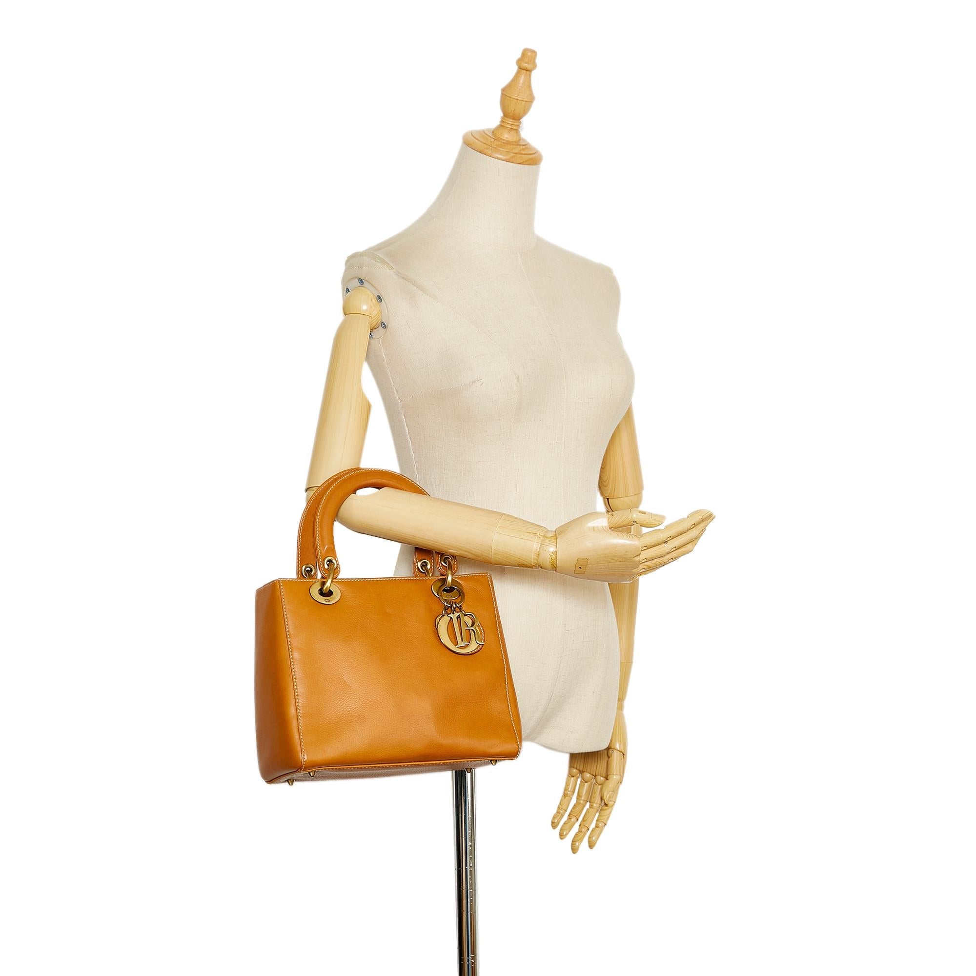 Dior Vintage Medium Lady Dior (SHG-GYUsh9)
