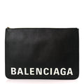 Balenciaga Large Cash Pouch With Handle Black