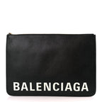 Balenciaga Large Cash Pouch With Handle Black
