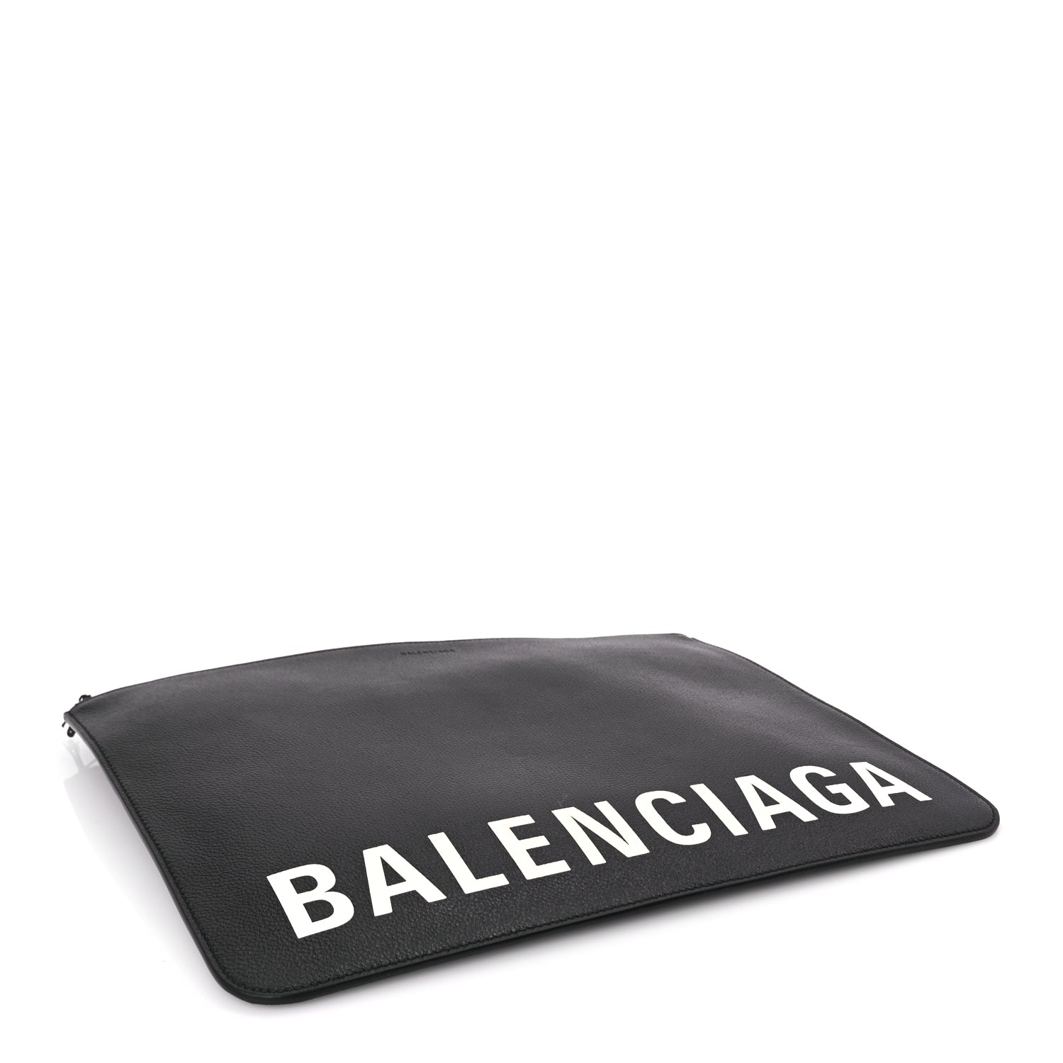 Balenciaga Large Cash Pouch With Handle Black