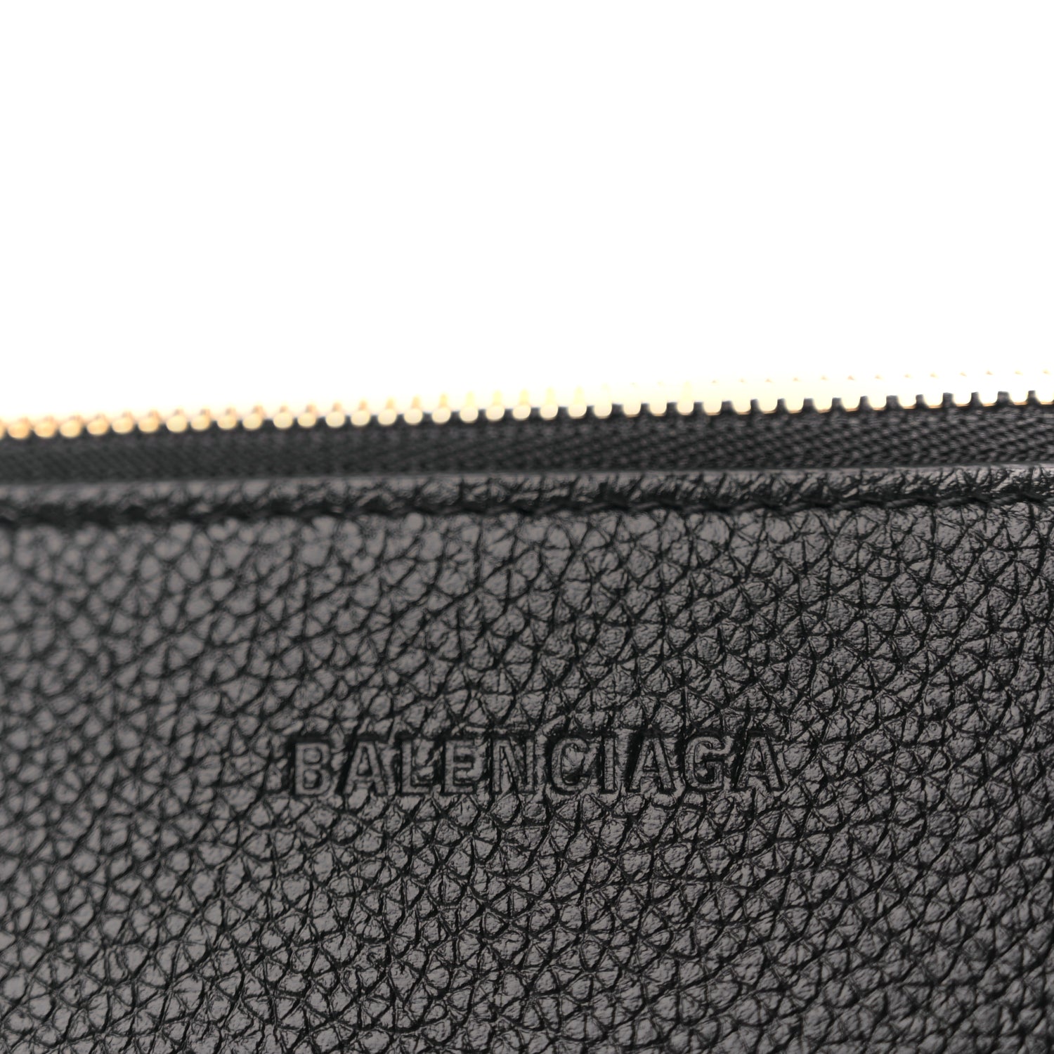 Balenciaga Large Cash Pouch With Handle Black