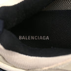 Balenciaga Fabric Mesh Womens Triple S Sneakers 38 Beige Black