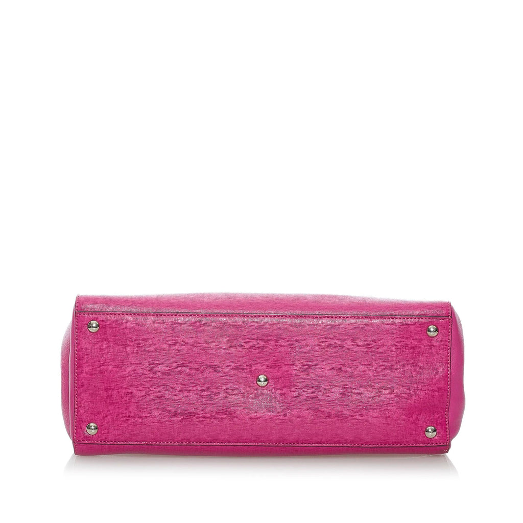 Fendi 2Jours Leather Satchel (SHG-30580)